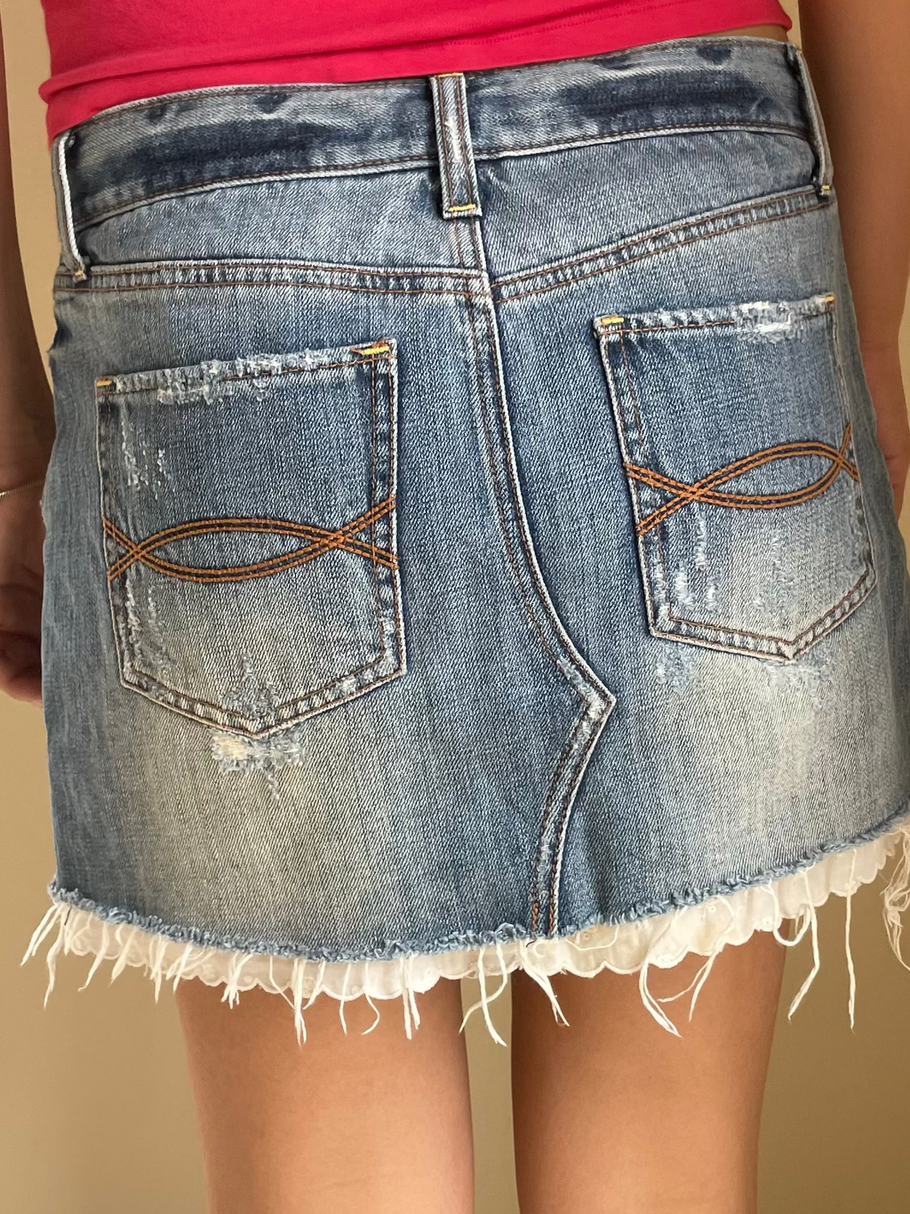 Vintage 2000's Abercrombie & Fitch denim skirt
